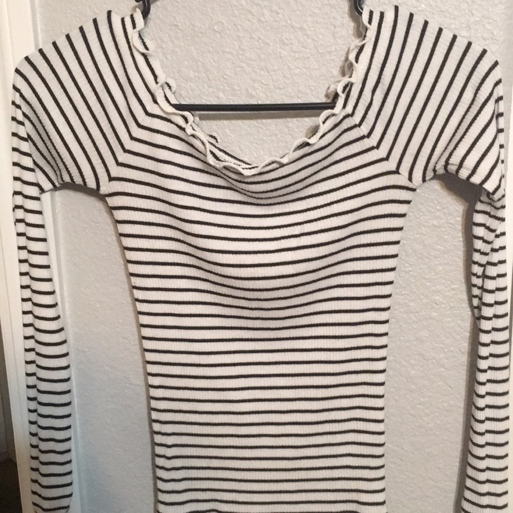 off the shoulder shirt